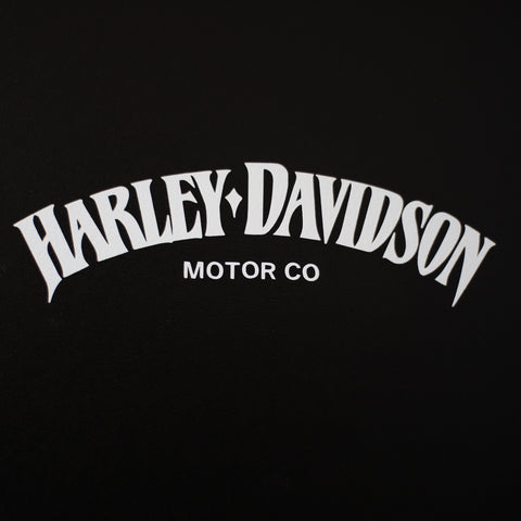 HARLEY-DAVIDSON 9 X 3 INCH FUEL TANK DECALS X 2 WHITE